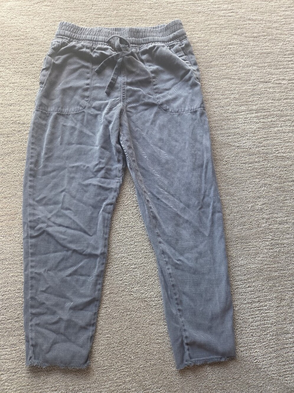 Zara Grat Elastic Waist Casual Pants